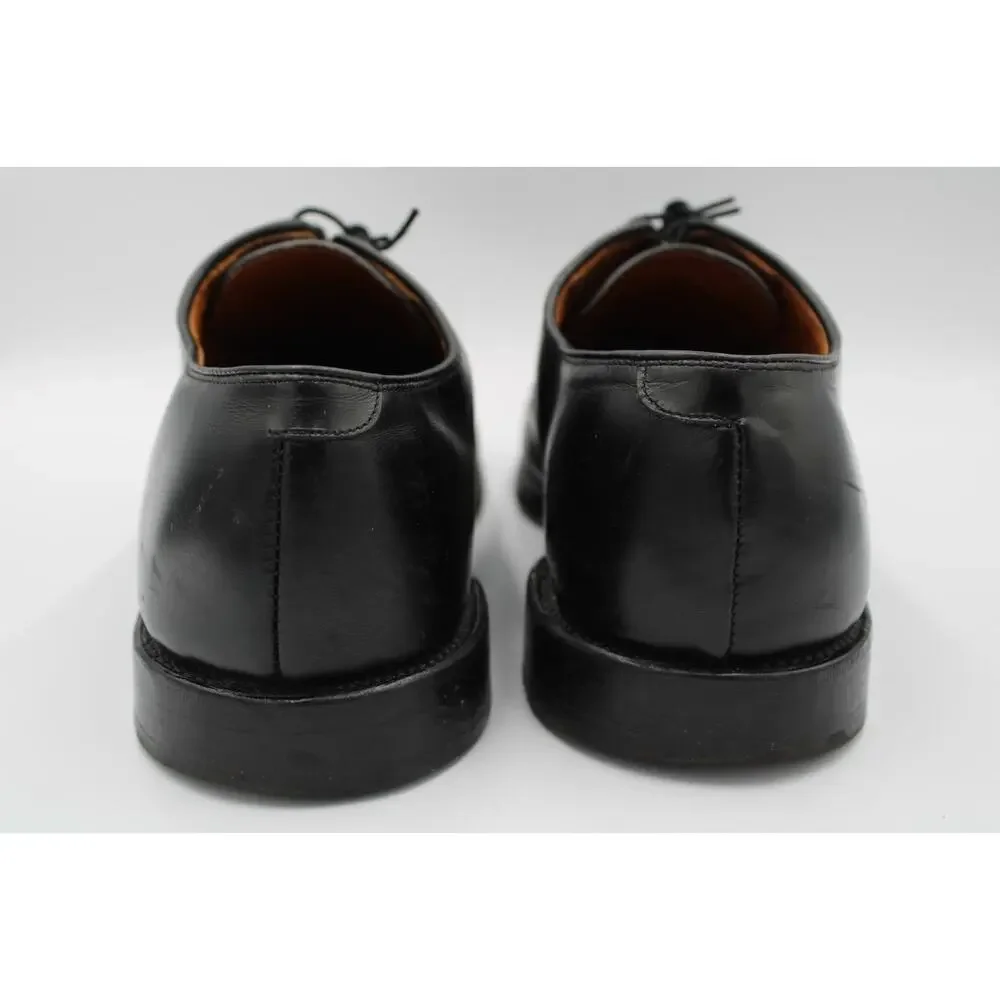 Size 11.5 - Allen Edmonds Byron Cap-Toe Black Leather Oxford Dress Shoe